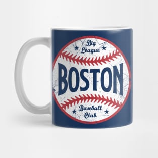 Boston Retro Big League Baseball - Navy Mug